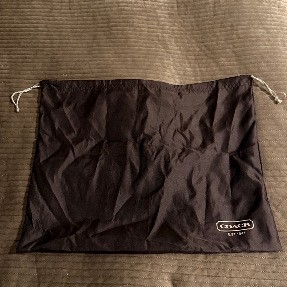 Coach Large Brown Drawstring Dust Bag - image 6